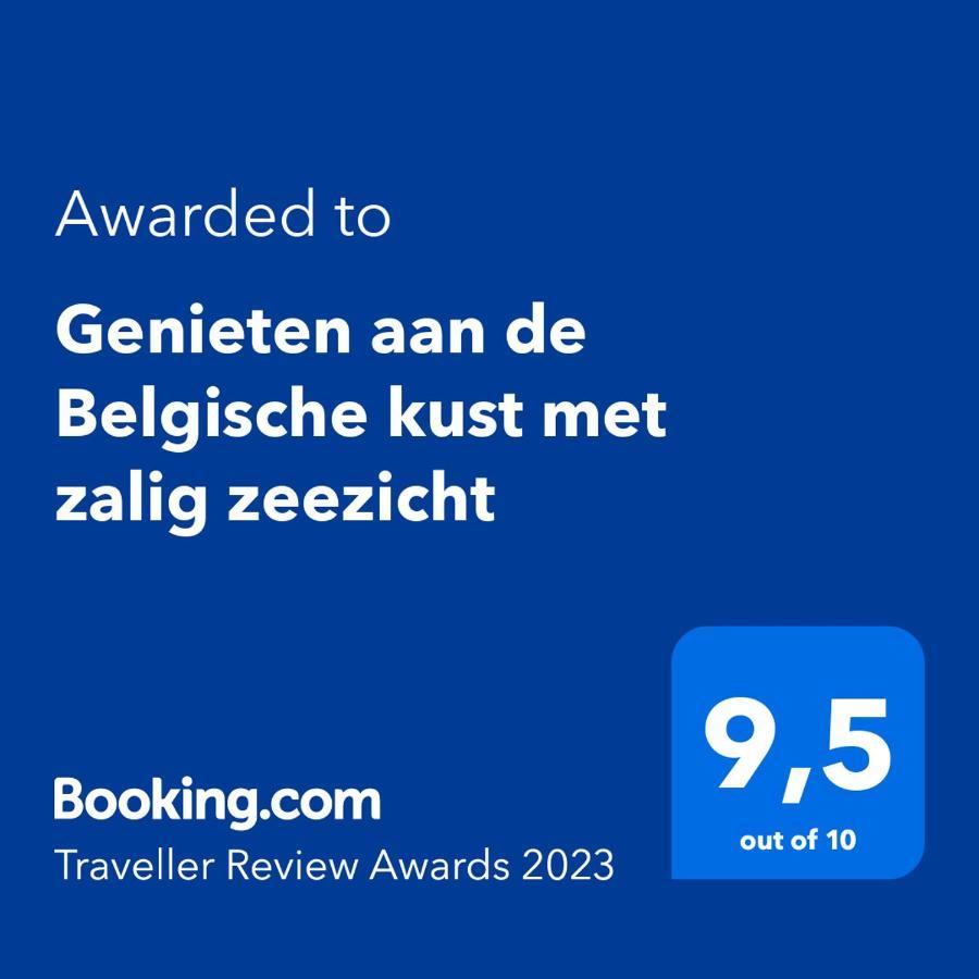 Genieten Van De Vlaamse Kust Met Prachtig Zeezicht De Haan Eksteriør billede